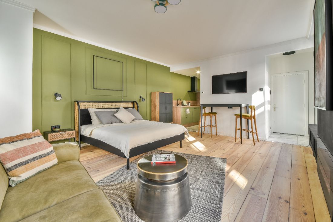 Couleurs de peinture 2026-le vert olive est la teinte cocooning par excellence