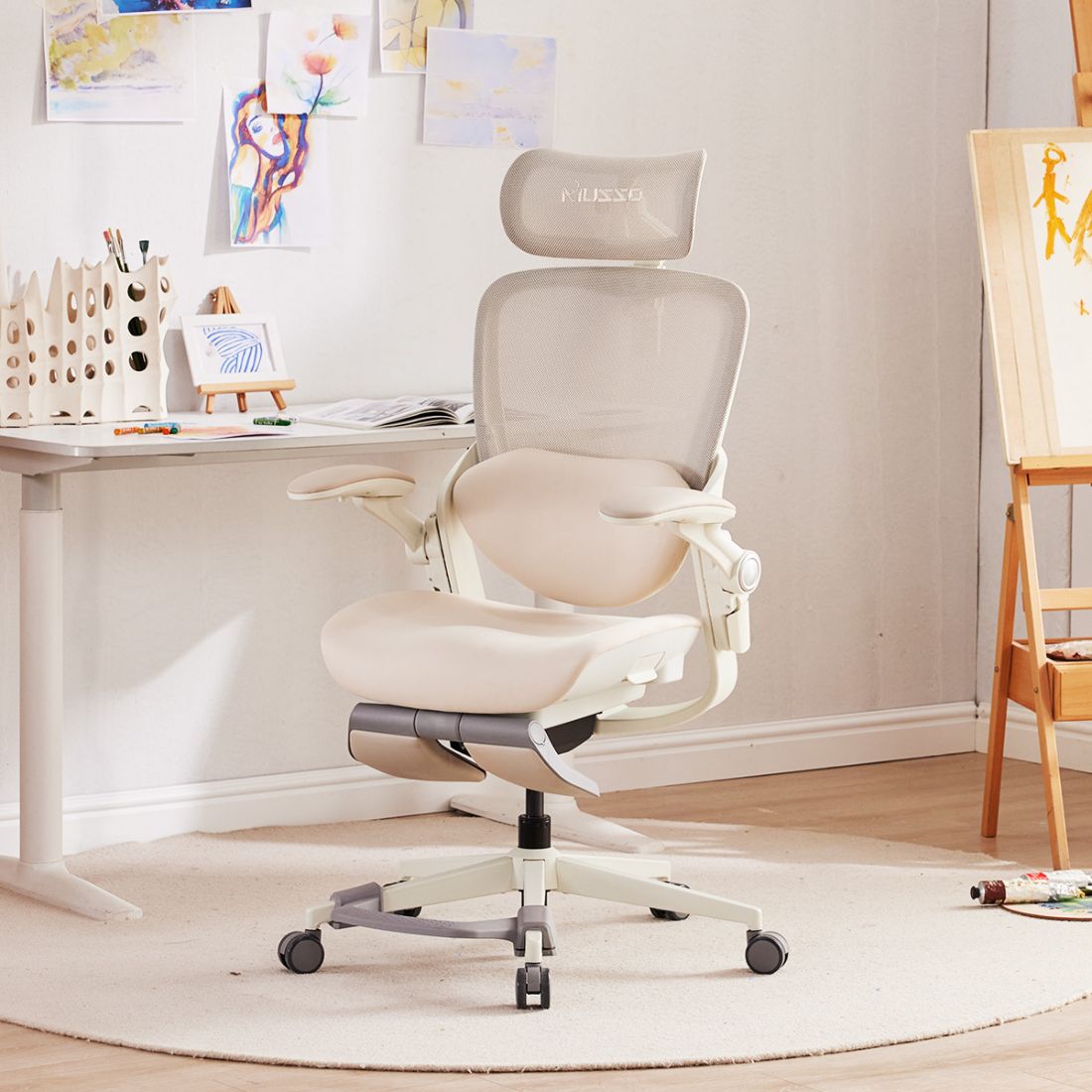 Musso E80 Muse la chaise de bureau féminine qui redéfinit le confort