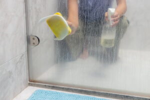 dépôts de savon porte de douche nettoyage naturel
