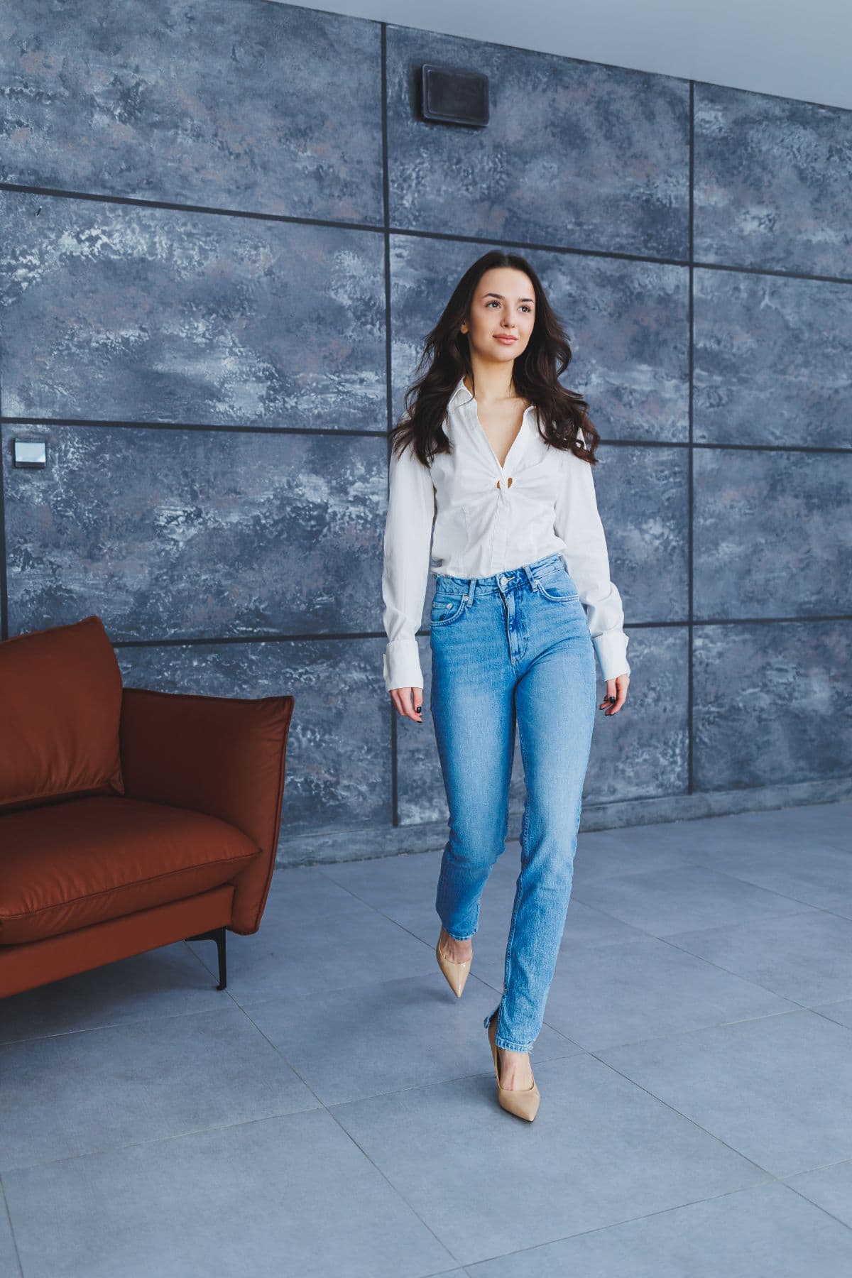 le jean slim reste une valeur sûre du dressing professionnel