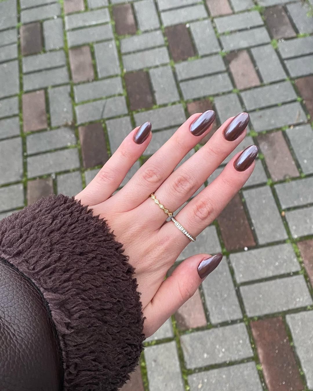 le marron chromé-la couleur de vernis octobre par excellence