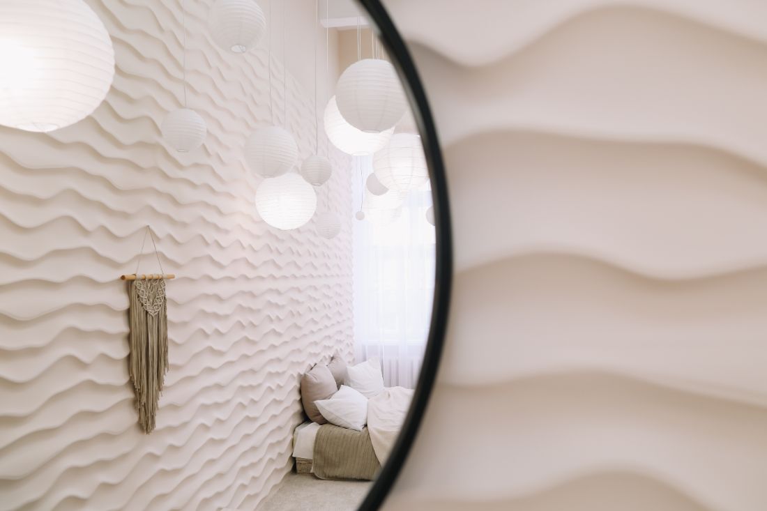 les textures et les couleurs influencent notre humeur et bien-être dans l'intérieur contemporain