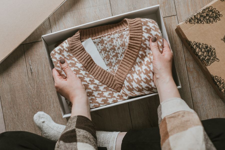 nettoyage et rangement des pulls en laine