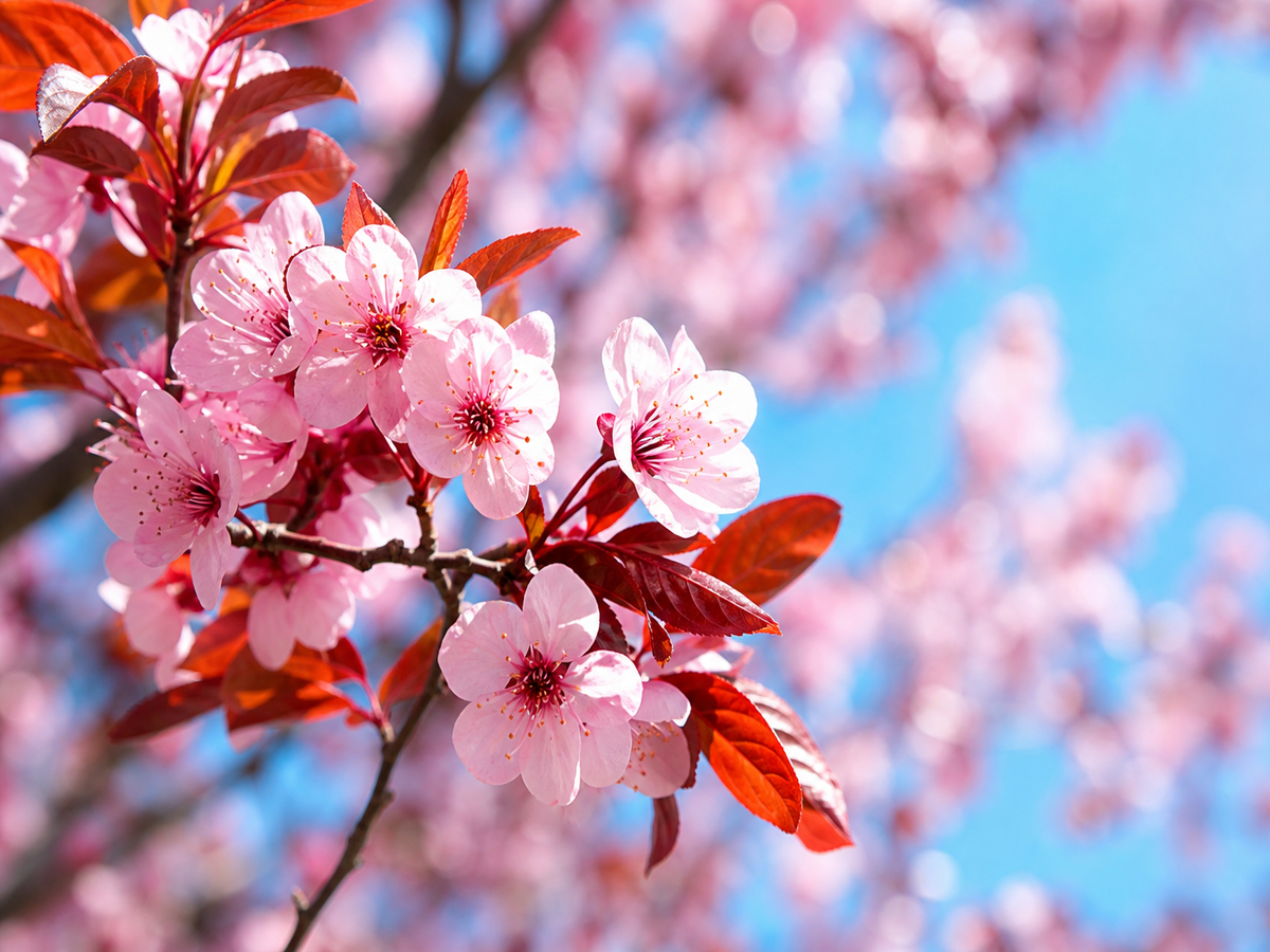 cerisier du japon meilleur arbre floraison rose printemps jardin romantique