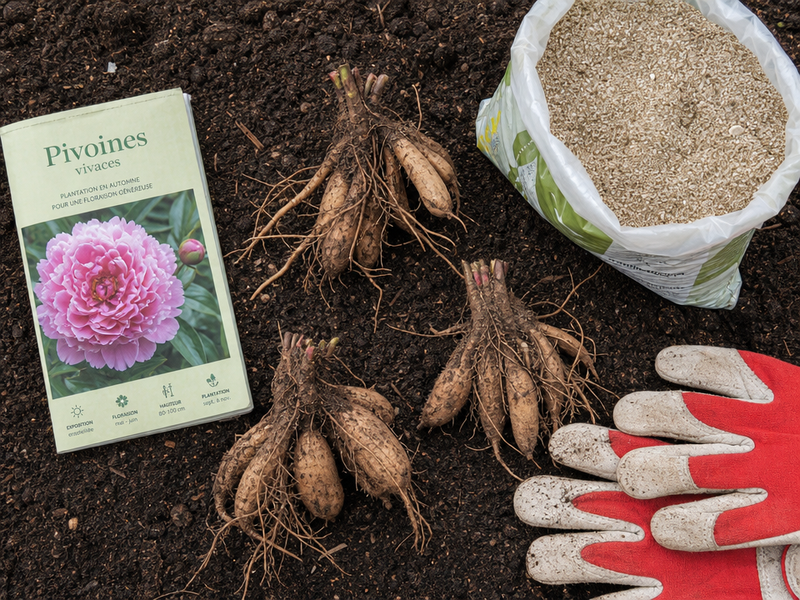 quel arbuste fleurit en rouge planter les pivoines au jardin en automne