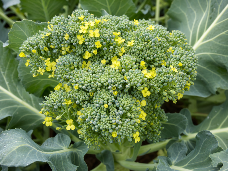 quand fleurissent les brocolis