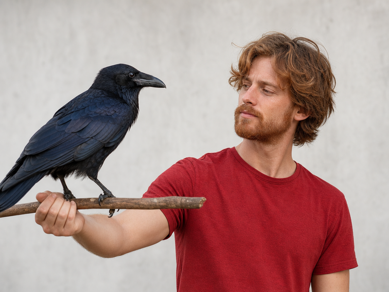 comment apprivoiser un corbeau facilement
