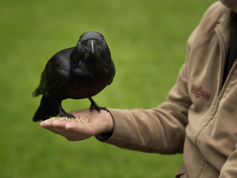 comment apprivoiser un corbeau etapes a suivre