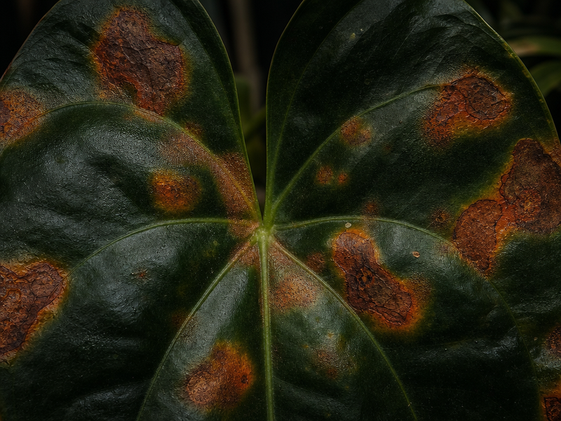 anthurium-feuille-brune