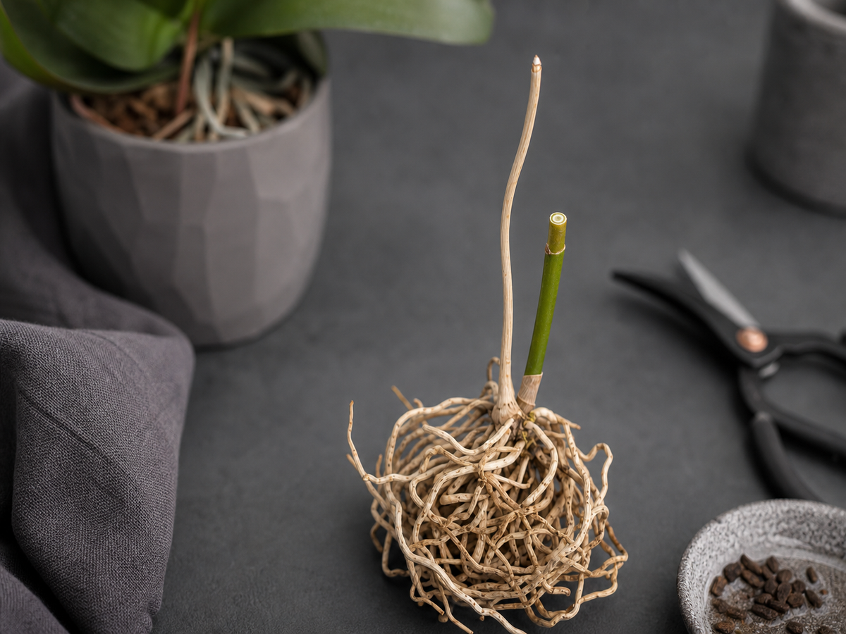 que faire face à une orchidée tige sèche