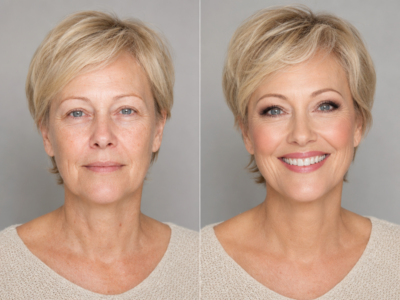 tuto maquillage femme 60 ans