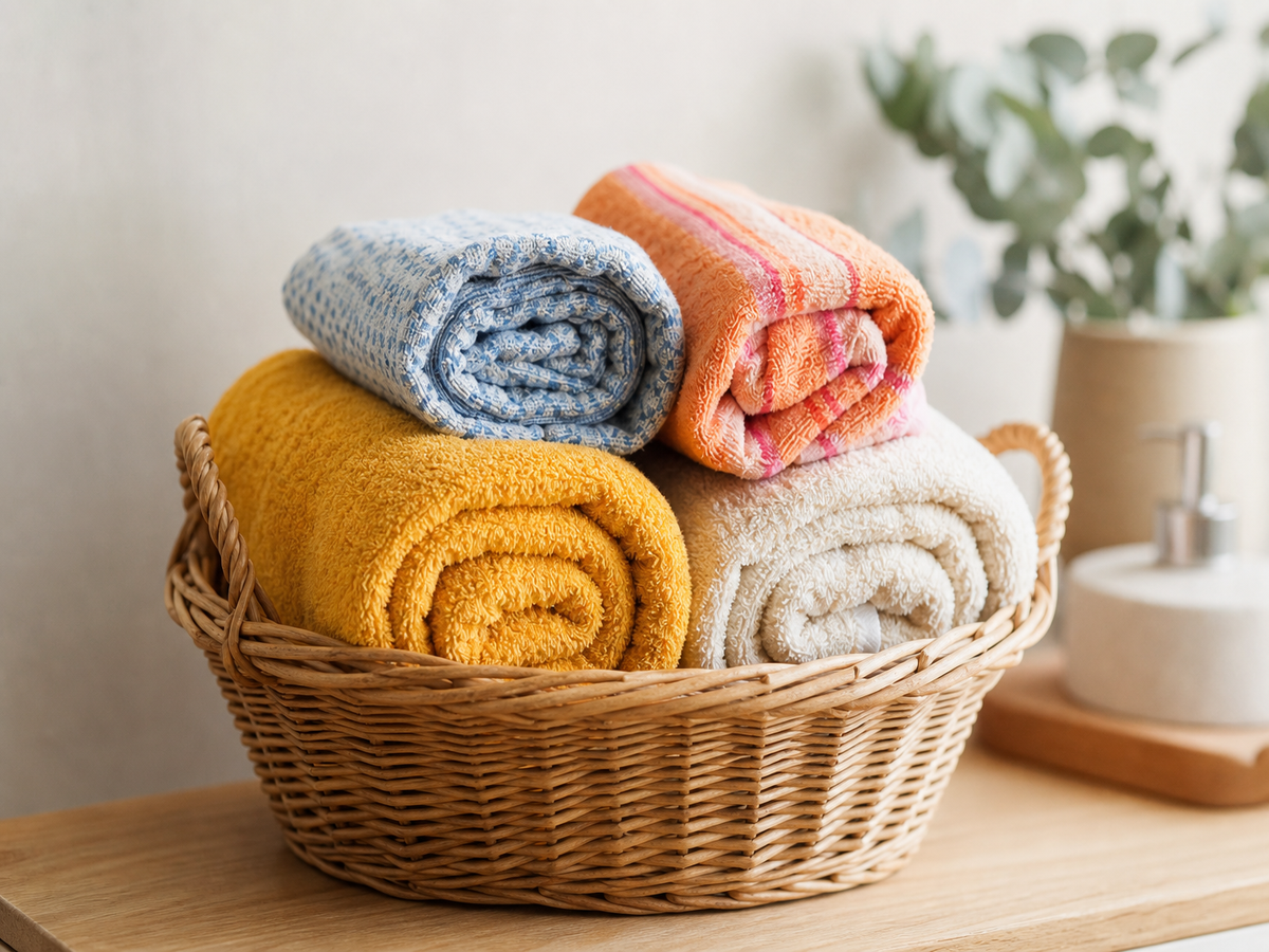 idées pliage de serviette en rouleau Marie Kondo
