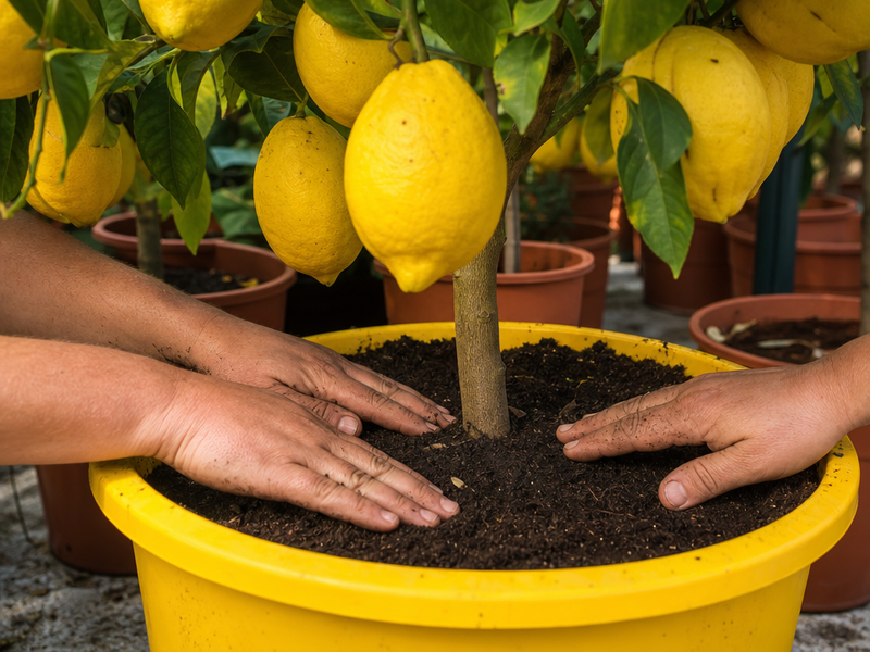 engrais naturel pour citronnier