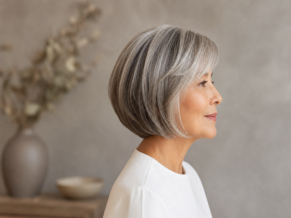 quelle coupe de cheveux au carre femme 70 ans pour cheveux fins visage rides front nuque tendance coupes courtes 2023