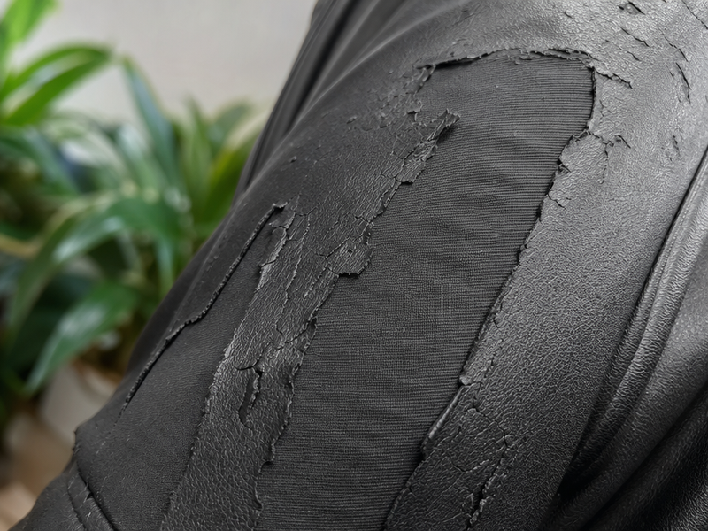 comment réparer une veste en simili cuir qui s'effrite prévention précautions prendre sauvegarder