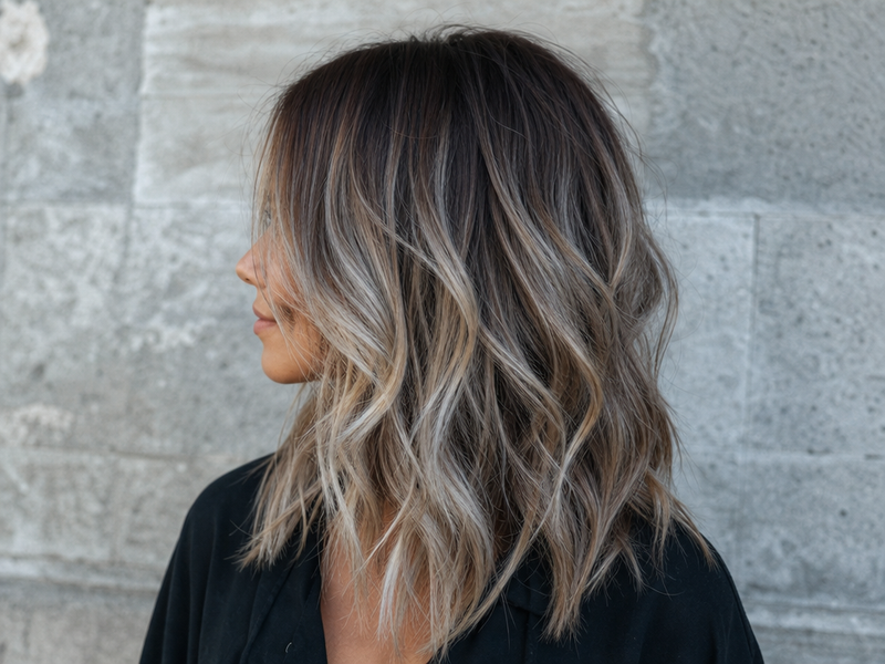 quelles mèches sur cheveux gris