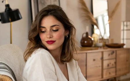 Jeune femme au maquillage longue tenue lors d'une soirée de la Fête de la Musique