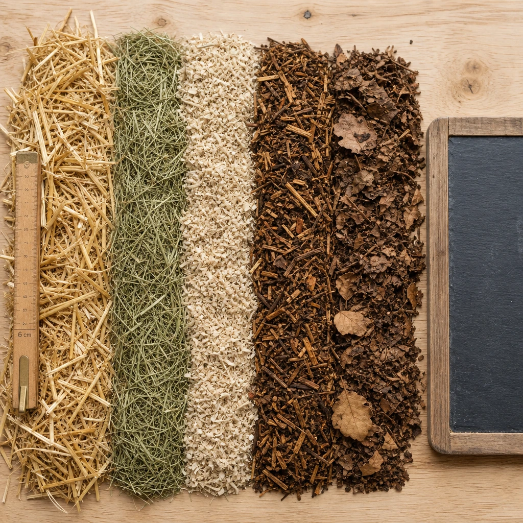 Comparatif visuel des matériaux de paillage anti-sécheresse pour le jardin