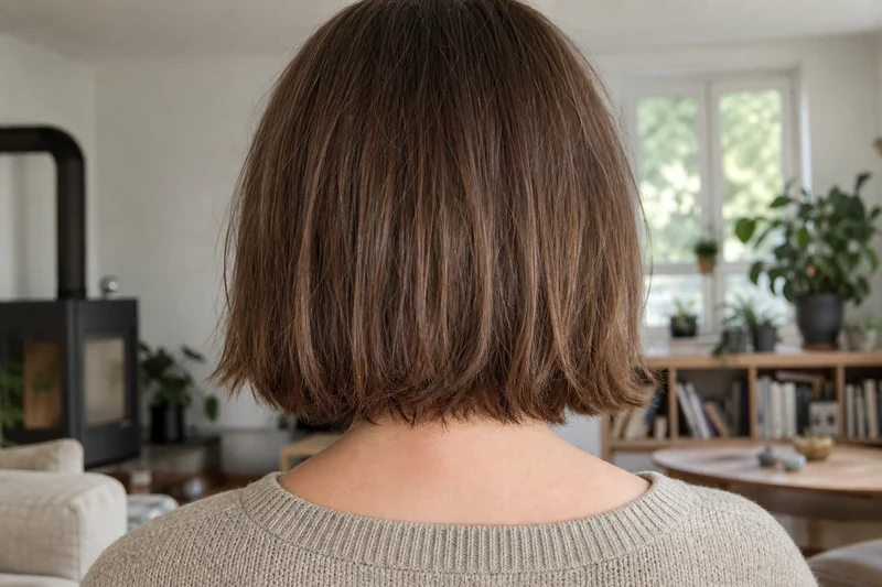 Japanese Bob mal entretenu dont la ligne s'est déformée sans retouche régulière