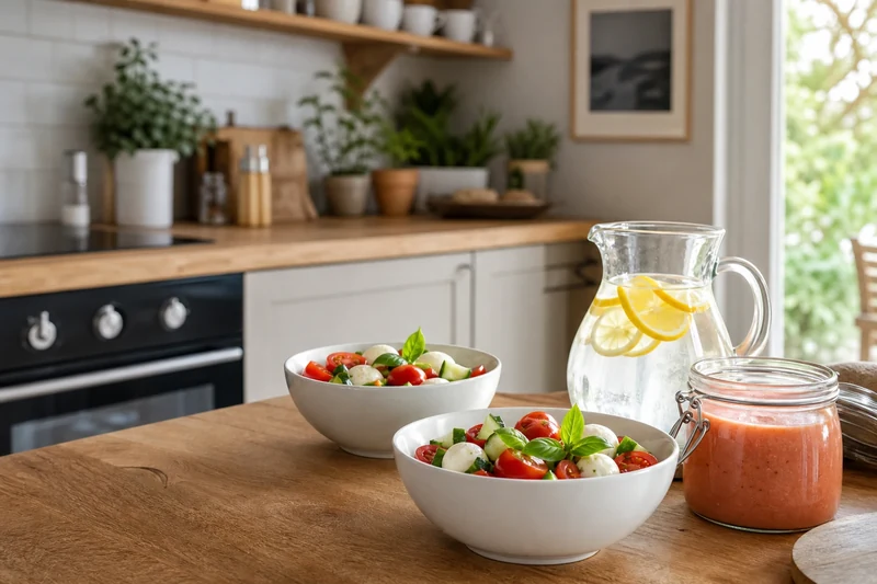Repas froid d'été pour ne pas chauffer la cuisine