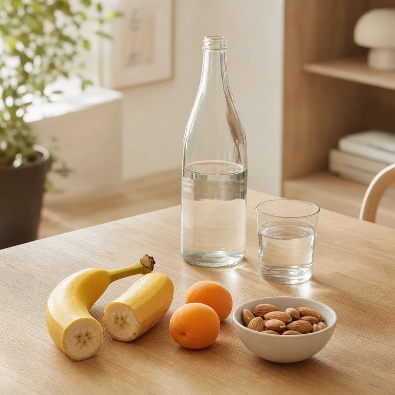 Banane, abricots et amandes : aliments riches en potassium pour prévenir les crampes de chaleur