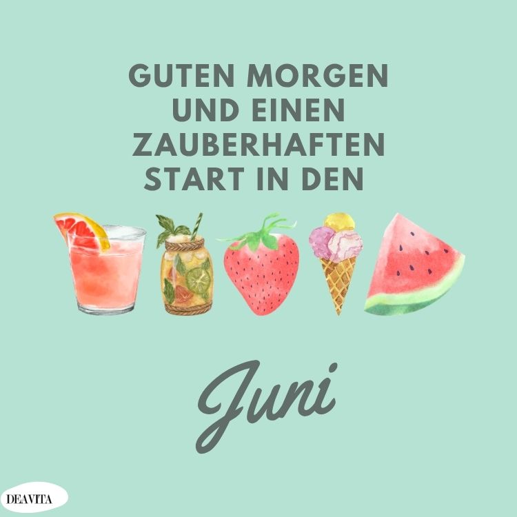 Bonjour juin : images gratuites pour bien commencer la journée