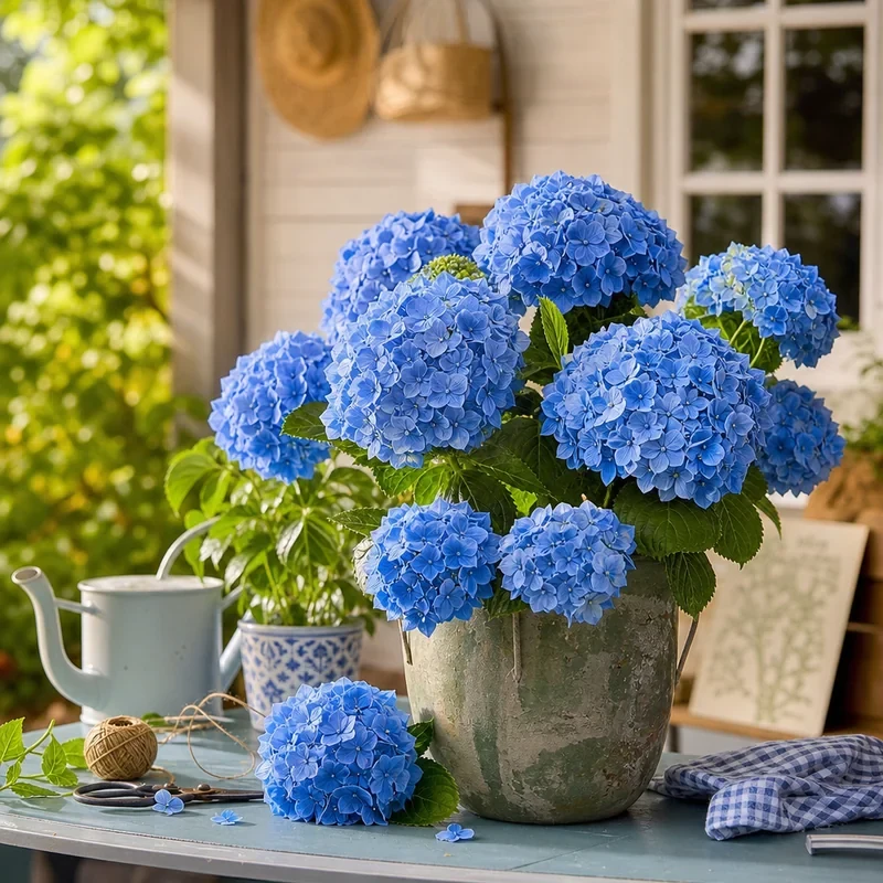 Hortensias en fleur : secrets pour des fleurs grandes et durables