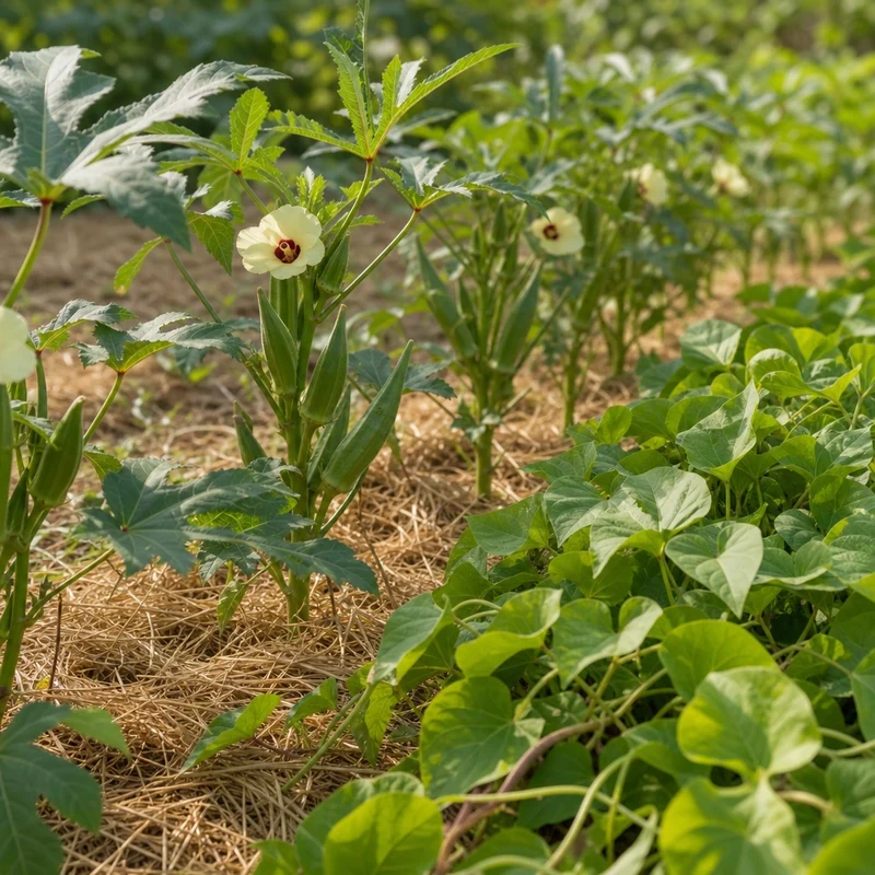 Gombo et patate douce : deux cultures championnes de la résistance à la chaleur