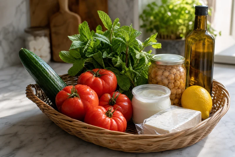 Les ingrédients de base à avoir au frigo pendant une vague de chaleur en France