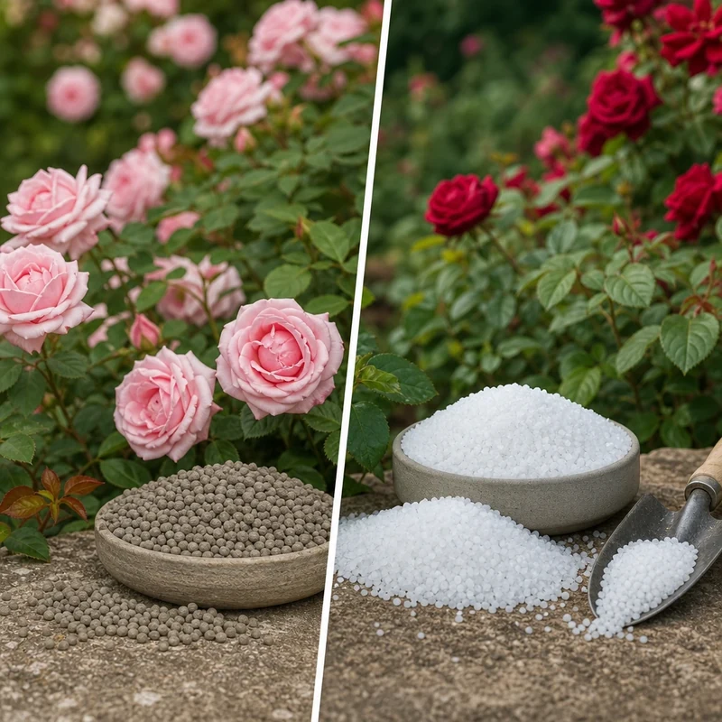 Comparaison entre engrais rosiers classique et sulfate de potassium et magnésium