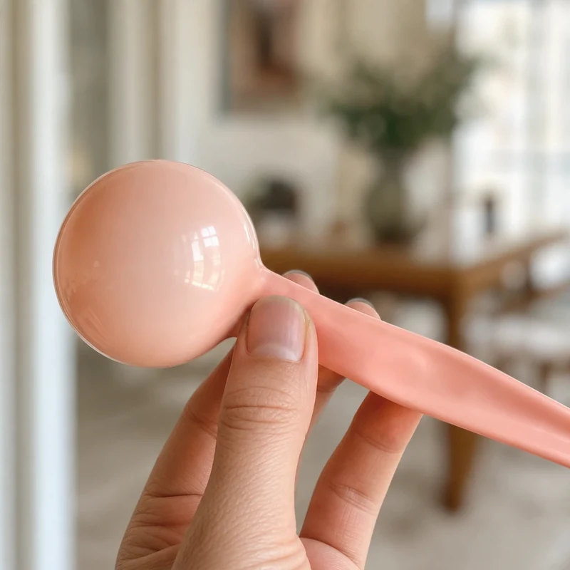 Formation d'une bulle de 3 cm sur un ballon à modeler 260 rose