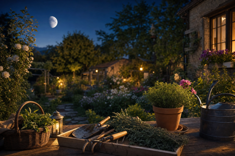 Du jeudi 30/7 au dimanche 2/8 : la lune décroît, place au grand soin du jardin